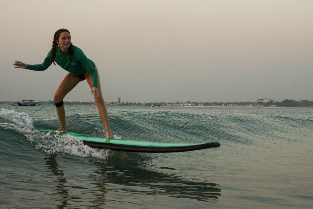A safe and predictable wave ideal for the best surf lessons bali.