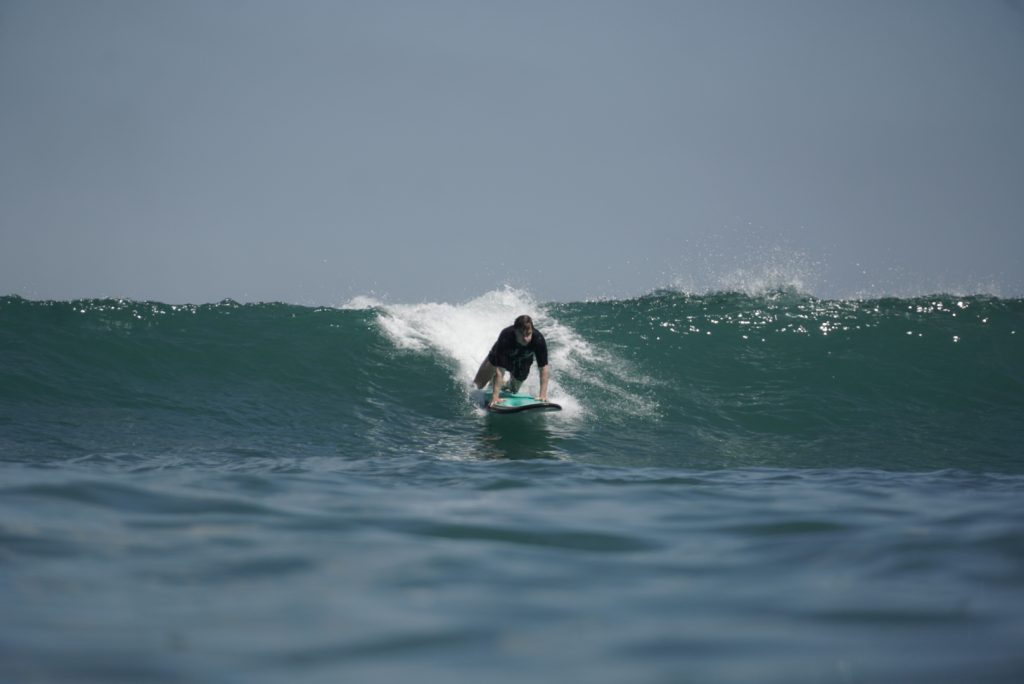 Toro Toro (Jimbaran Bay) - Surf Journey bali Men try to standing at perfect waves at Toro Toro (Jimbaran Bay) with Surf Journey Bali