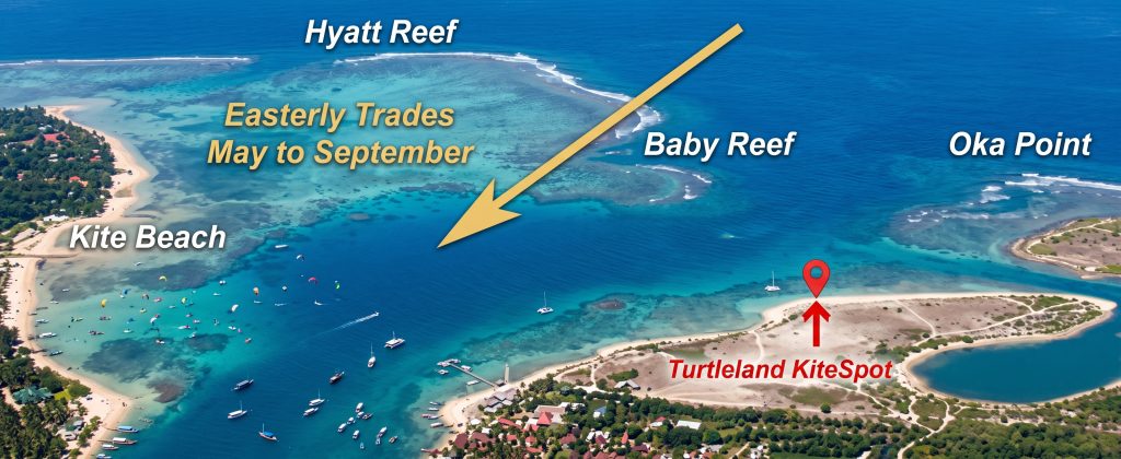 Sanur Surf Sport Aerial View annotated completely